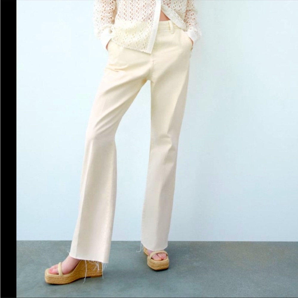 Zara Tailored Flare Jeans